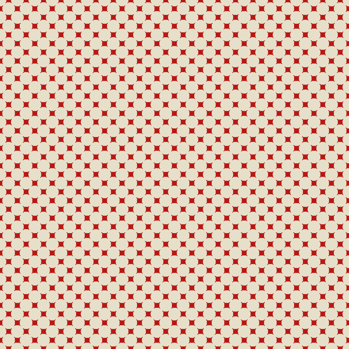 Finishing Touches Quilt Fabric - Ambiguous Geometric in Hope Cream/Red - RJ6045-HO5