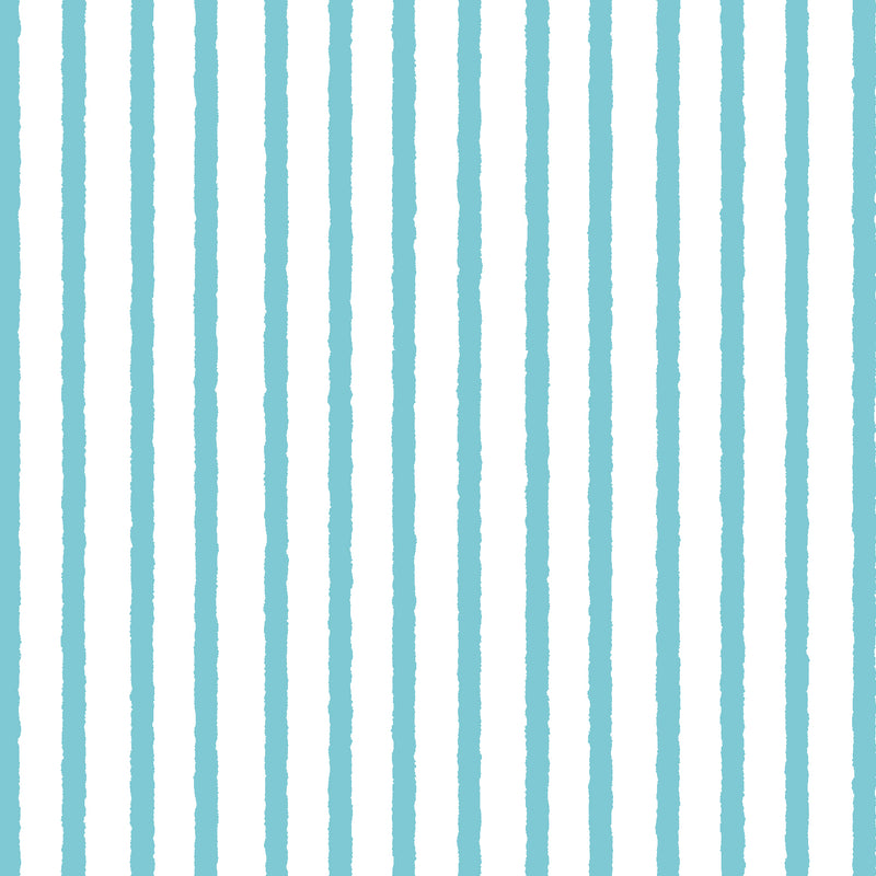 Finishing Touches Quilt Fabric - Binding Stripes in Aqua - RJ6052-AQ6