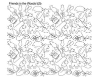 Longarm Pattern: Friends in the Woods