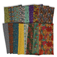 Garden Bed Quilt Fabric - 16 piece Fat Quarter Bundle - FB4FQRH.GARDEN