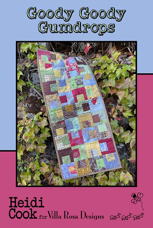 Goody Goody Gumdrops Table Runner Quilt Pattern from Villa Rosa Designs VRD MC077