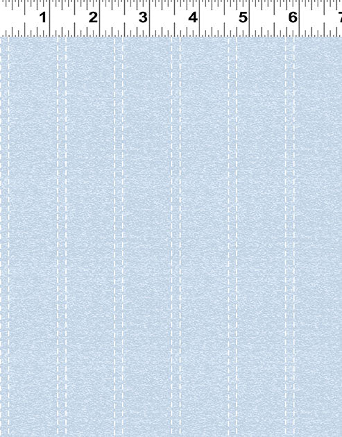 Guess How Much I Love You 2024 Quilt Fabric - Stripe in Light Denim Blue - Y4250-87