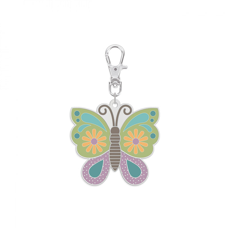 Happy Butterfly Enamel Charm - ST-39767