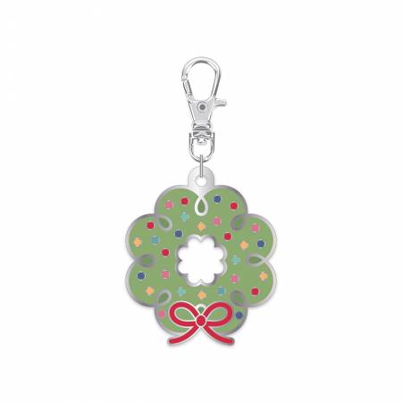 Happy Wreath Enamel Charm - ST-36029