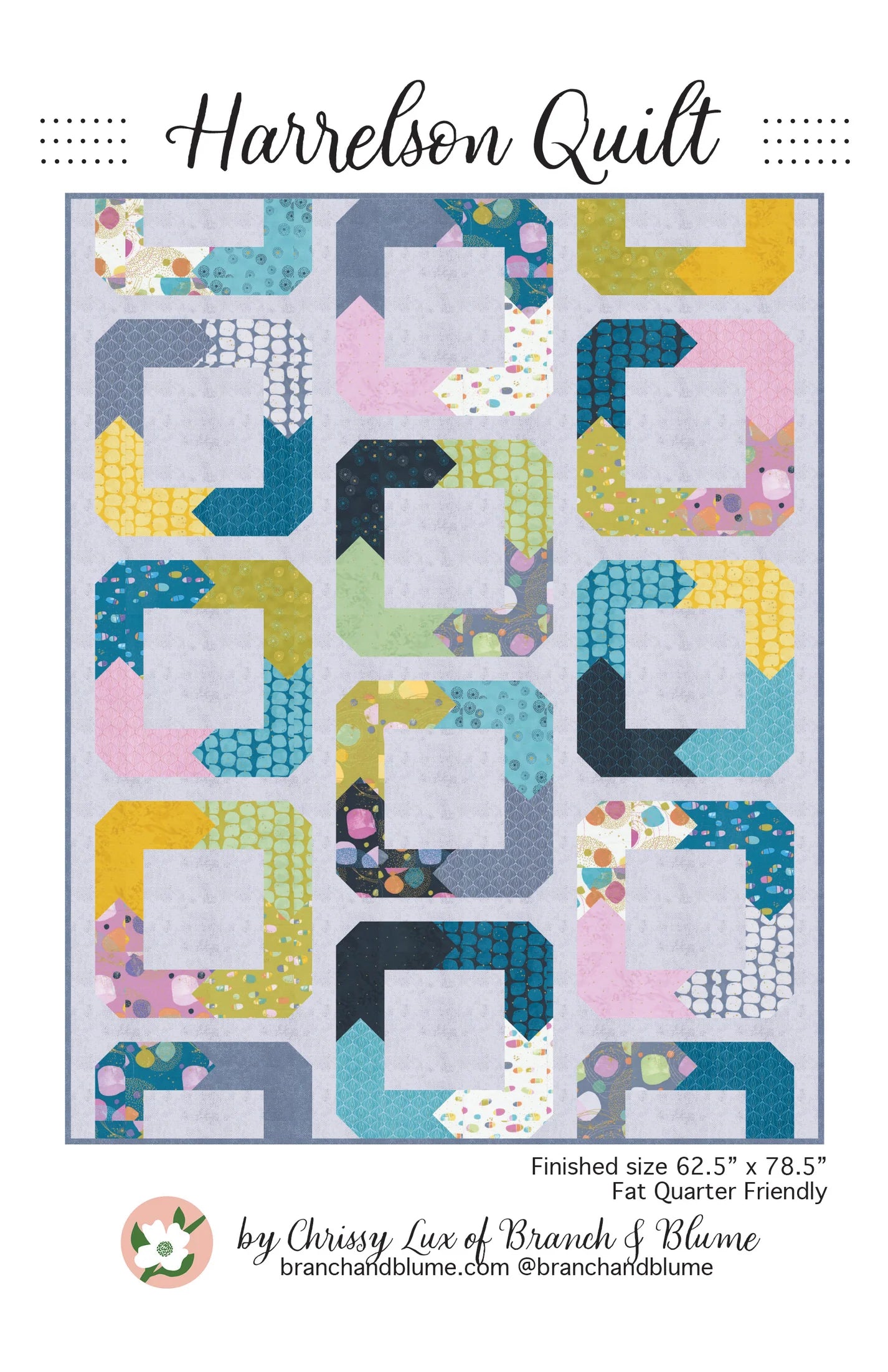 Harrelson Quilt Pattern by Chrissy Lux - BNB-2319