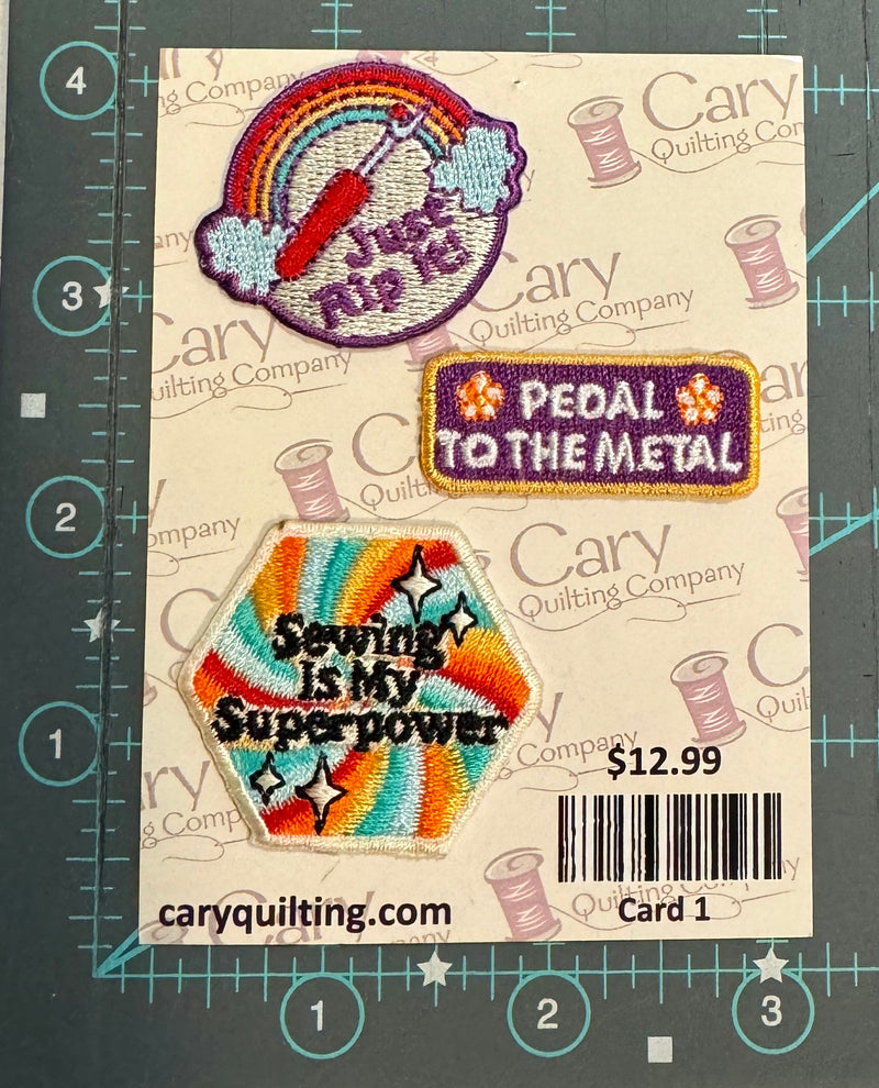 Patch Card 1, Cary Quilitng Company