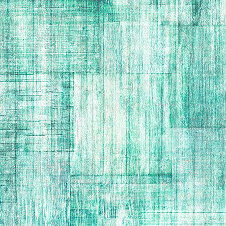 Into the Woods Quilt Fabric - Wood Texture in Seafoam Aqua  - 2600 30840 QX