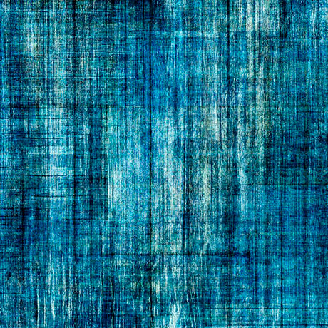 Into the Woods Quilt Fabric - Wood Texture in Teal  - 2600 30840 Q