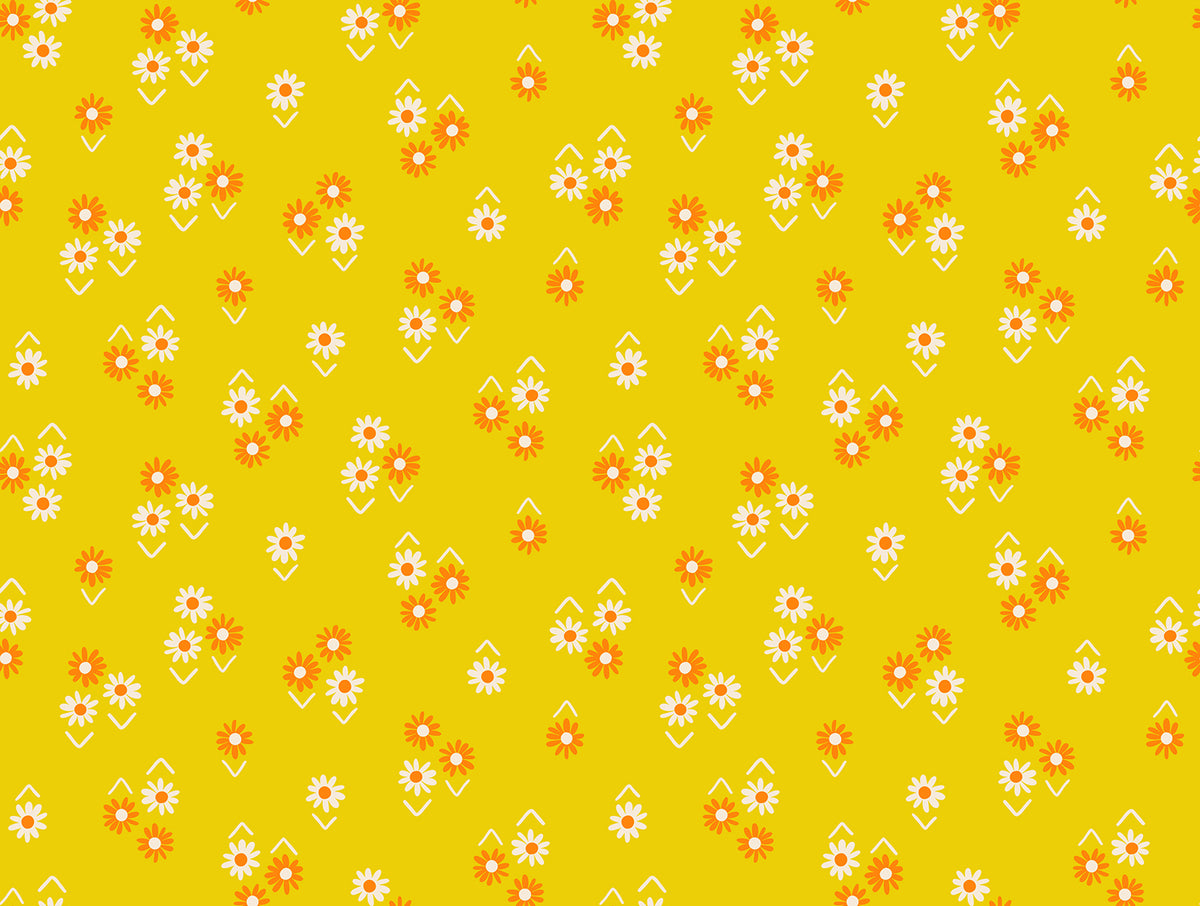 Juicy Quilt Fabric by Ruby Star Society - Baby Flowers in Golden Hour Yellow - RS0092 13