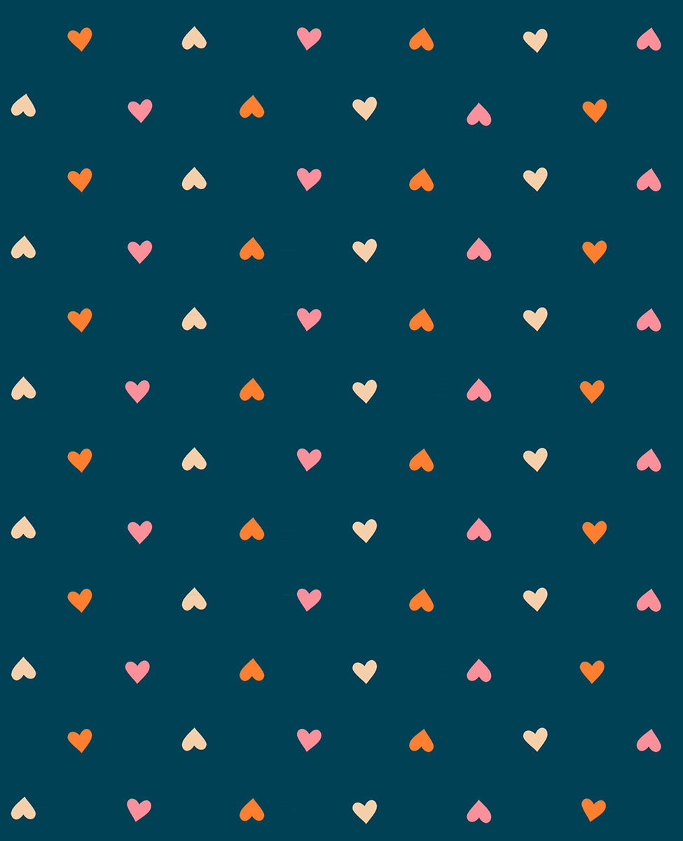 Juicy Quilt Fabric by Ruby Star Society - Hearts in Galaxy Blue/Multi - RS0091 15