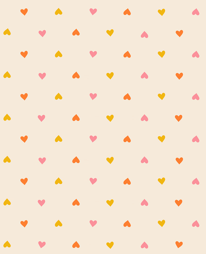 Juicy Quilt Fabric by Ruby Star Society - Hearts in Multi/Cream - RS0091 12