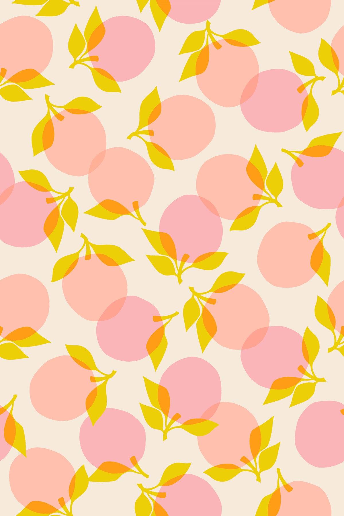 Juicy Quilt Fabric by Ruby Star Society - Tumbling (Oranges) in Shell Cream - RS0088 11