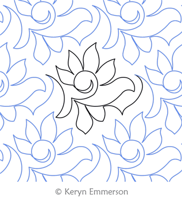 Longarm Pattern (not for sale): Gardenia