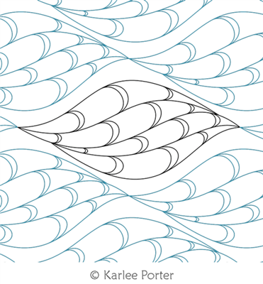 Longarm Pattern (not for sale): Contour Cocoon