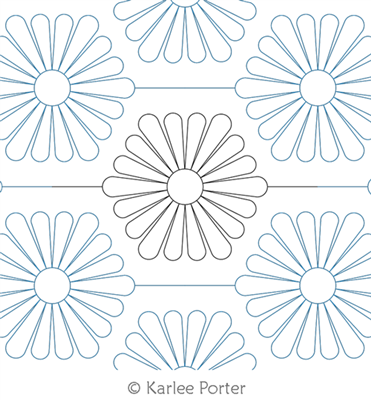 Longarm Pattern: Daisy Daze 1