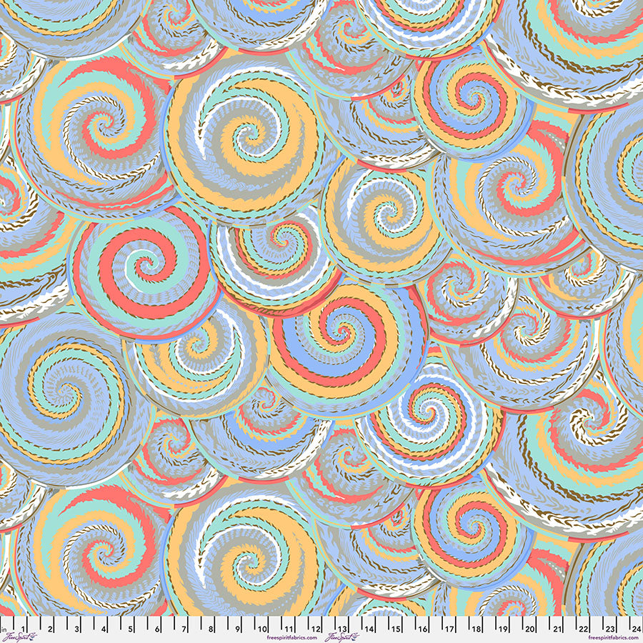 Kaffe Fassett Collective February 2024 Quilt Fabric - Curly Baskets in Multi - PWPJ066.MULTI