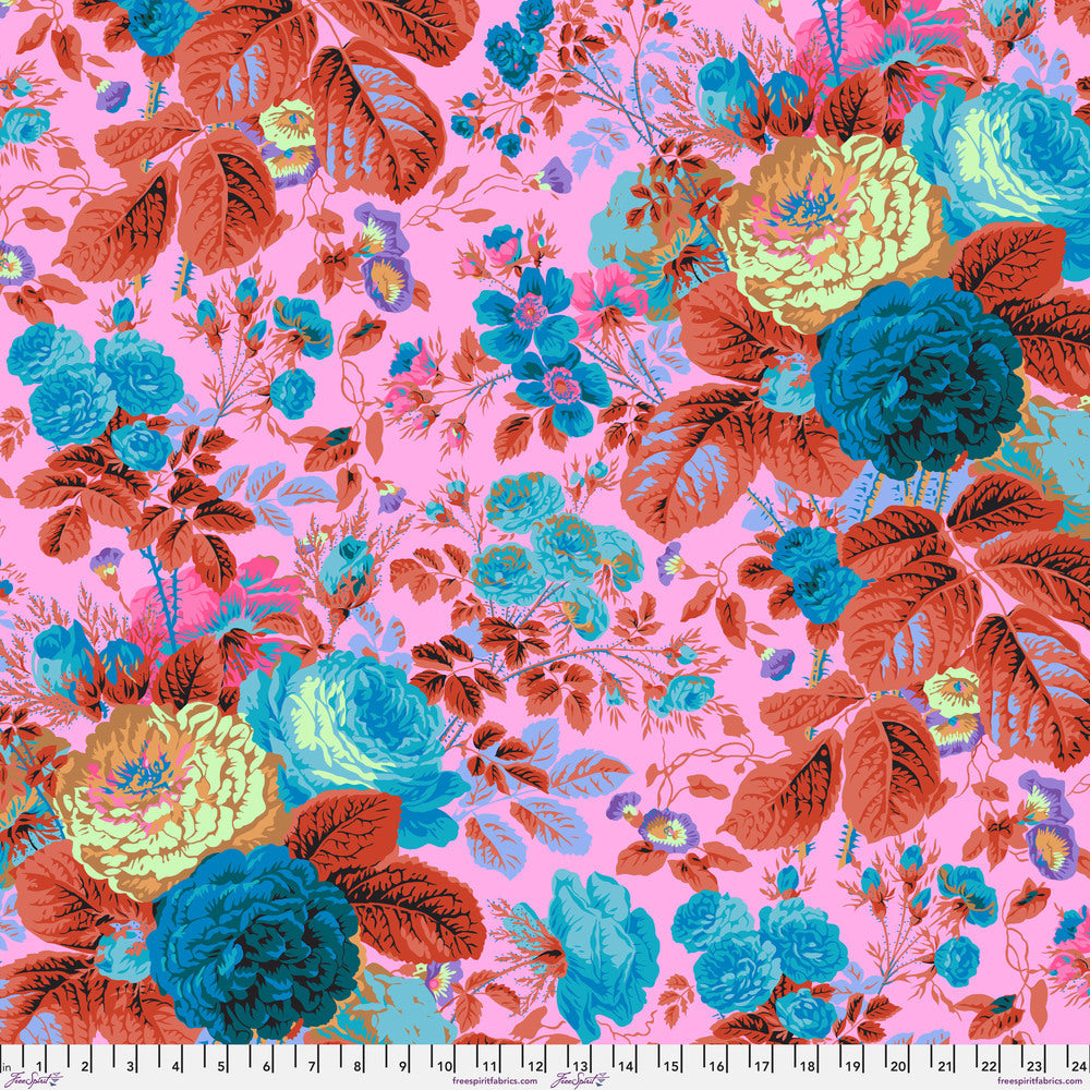 Kaffe Fassett Collective February 2025 Quilt Fabric - Gradi Floral in Lavender - PWPJ053.LAVENDER