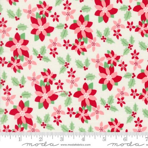 Kitty Christmas Quilt Fabric - Snow - 31201 11