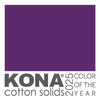 Kona Cotton Solid in Nocturne Purple - K001-2119 - KONA COLOR OF THE YEAR 2025