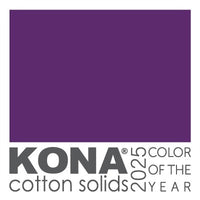 Kona Cotton Solid in Nocturne Purple - K001-2119 - KONA COLOR OF THE YEAR 2025