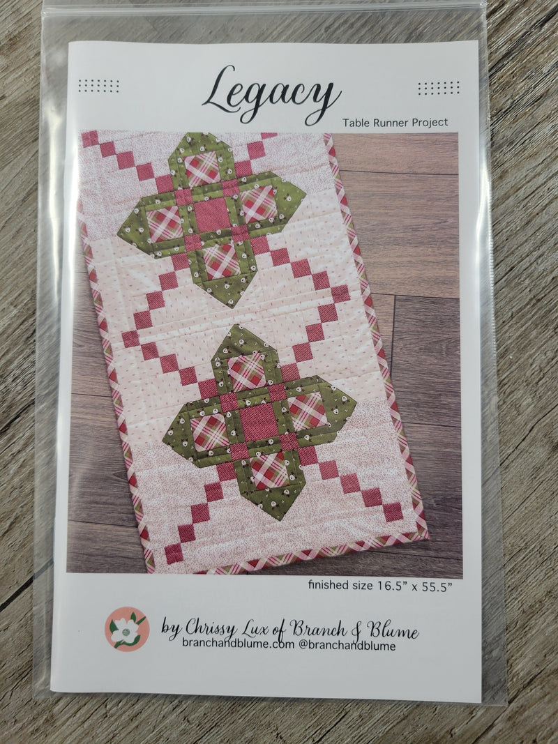 Legacy Table Runner Pattern by Chrissy Lux - BNB-2420