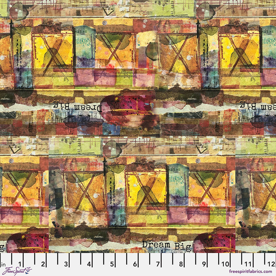 Live Out Loud Quilt Fabric - Dream Big in Kaleidoscope Multi - PWSE017.KALEIDOSCOPE