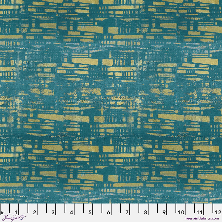 Live Out Loud Quilt Fabric - Major Cord in Jade Aqua - PWSE026.JADE