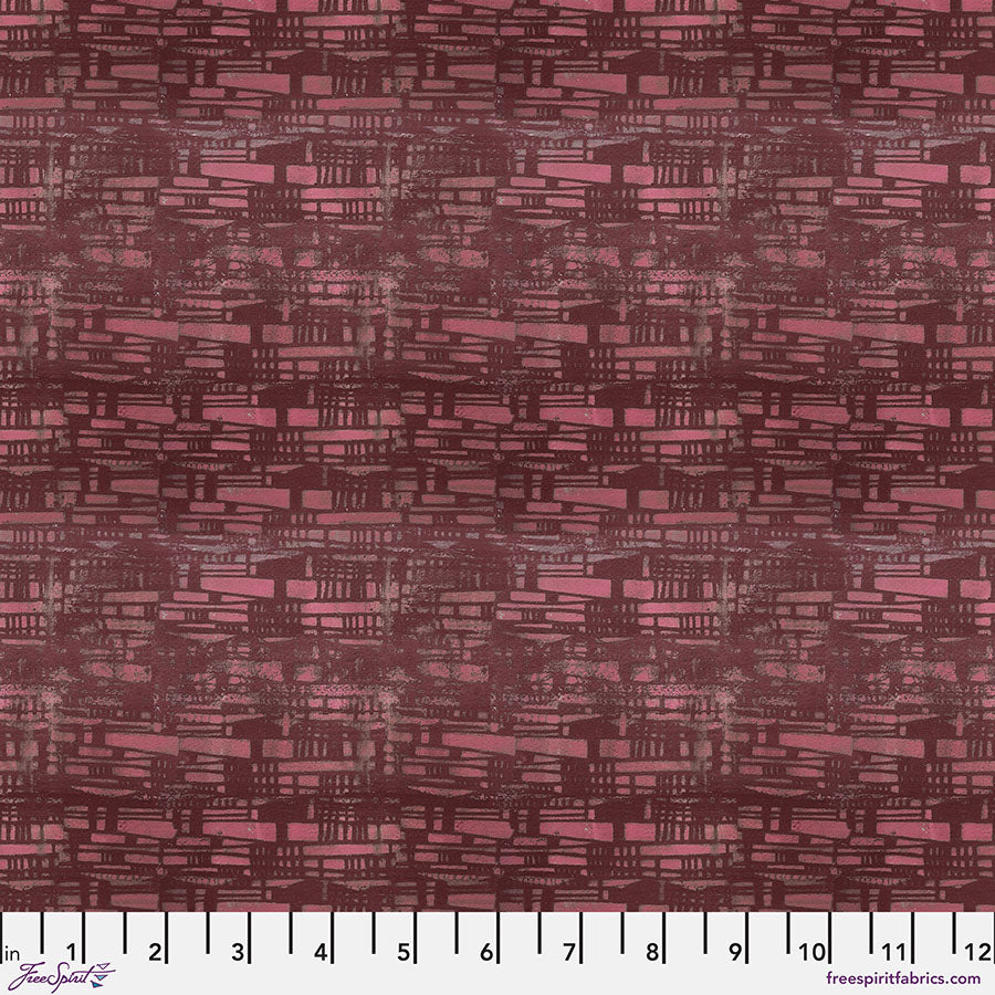 Live Out Loud Quilt Fabric - Minor Cord in Burgundy - PWSE027.BURGUNDY