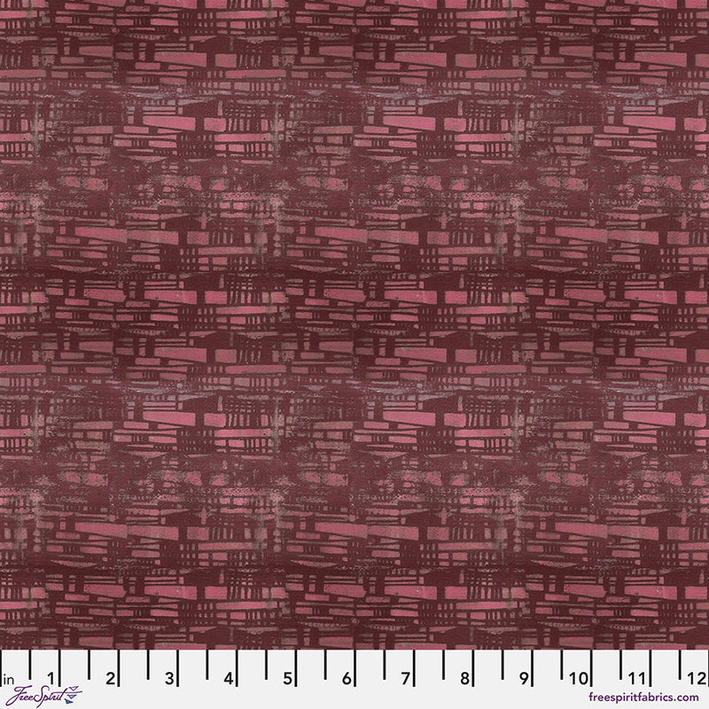 Live Out Loud Quilt Fabric - Minor Cord in Burgundy - PWSE027.BURGUNDY