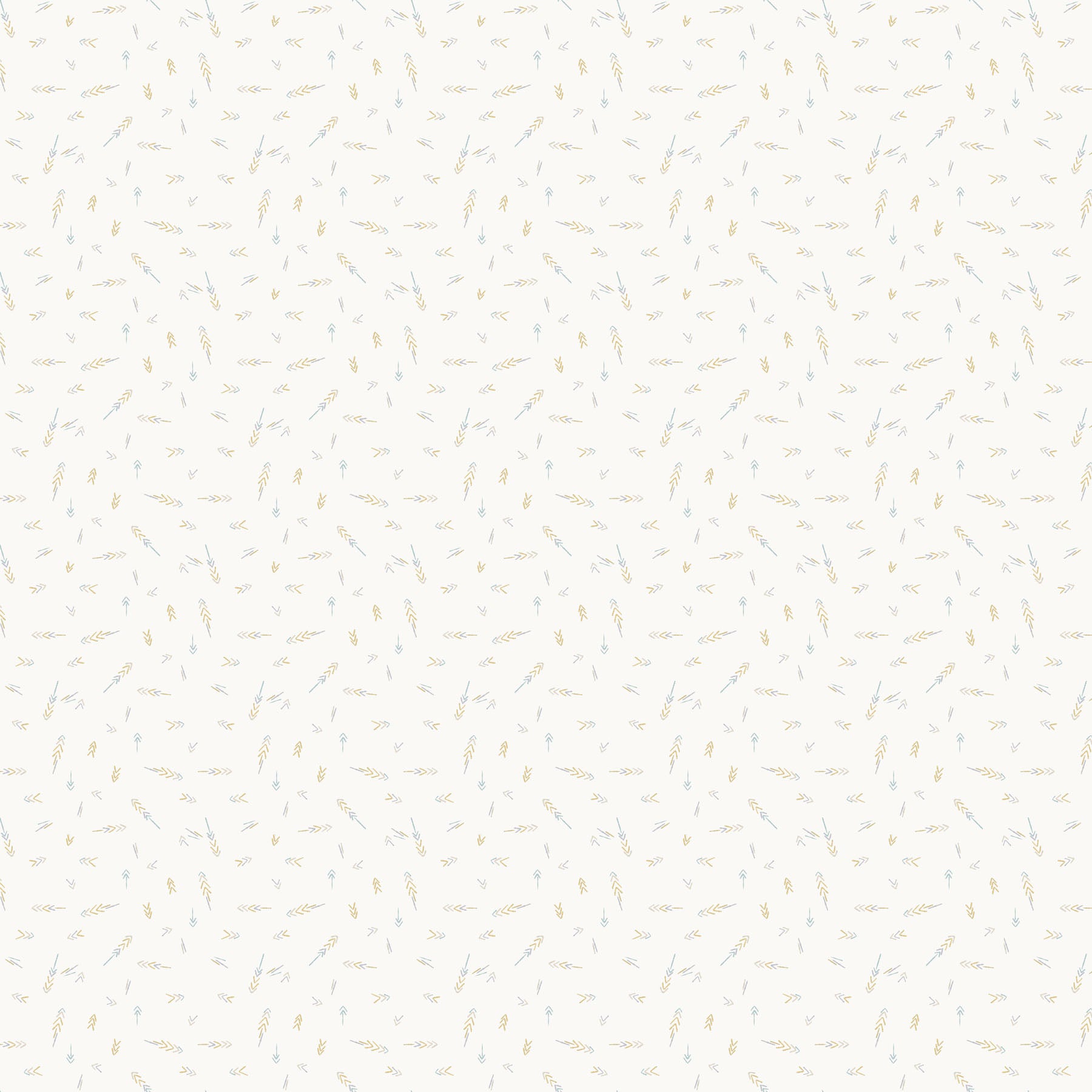 Lucky Day Quilt Fabric - Arrows in Cream - F90972-11 - COTTON FLANNEL