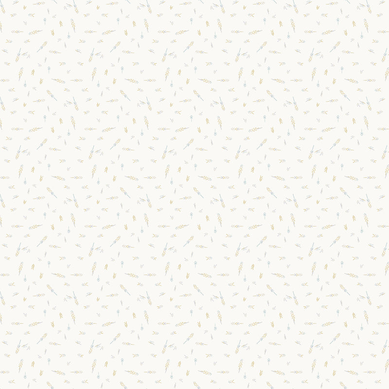 Lucky Day Quilt Fabric - Arrows in Cream - F90972-11 - COTTON FLANNEL