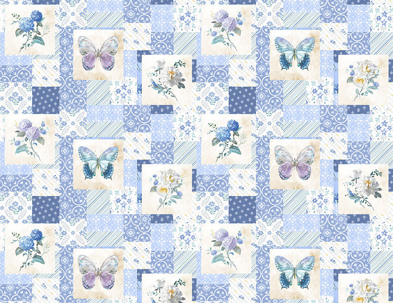 Morning Blooms Quilt Fabric - Sampler in Multi - 1077 89272 416