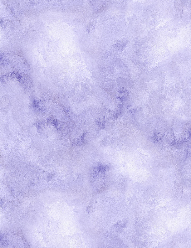 Morning Blooms Quilt Fabric - Watercolor Texture in Purple - 1077 89280 606