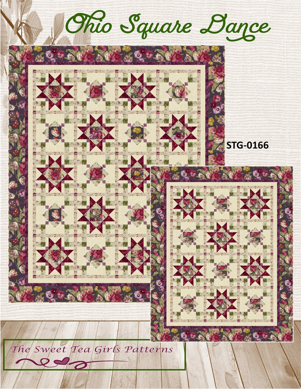 Ohio Square Dance Quilt Pattern from The Sweet Tea Girls - STG-0166