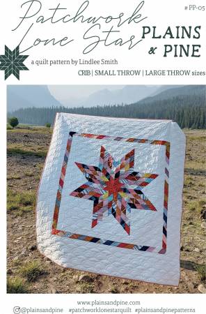 Patchwork Lone Star Quilt Pattern - PP-005