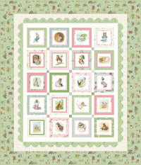 Peter Rabbit and Friends Quilt Fabric - Peter Rabbit and Friends Panel Quilt Kit - KT-15860