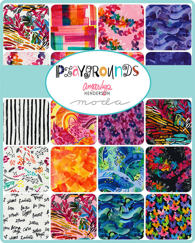 Playground Quilt Fabric - Layer Cake - set of 42 10" squares - 2260LC