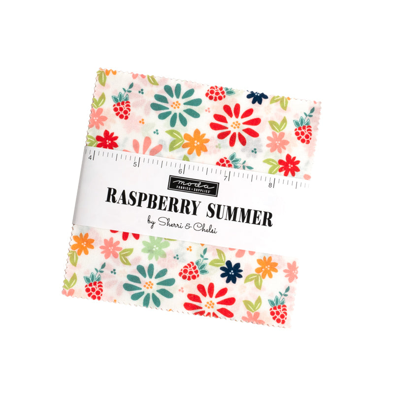 Raspberry Summer Quilt Fabric -  Charm Pack - set of 42 5" squares - 37690PP