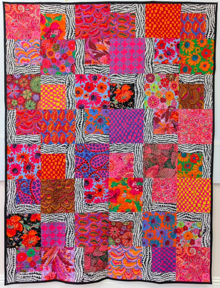 San Julian Quilt Kit featuring Kaffe Fassett "Hot" - SJKAFFE