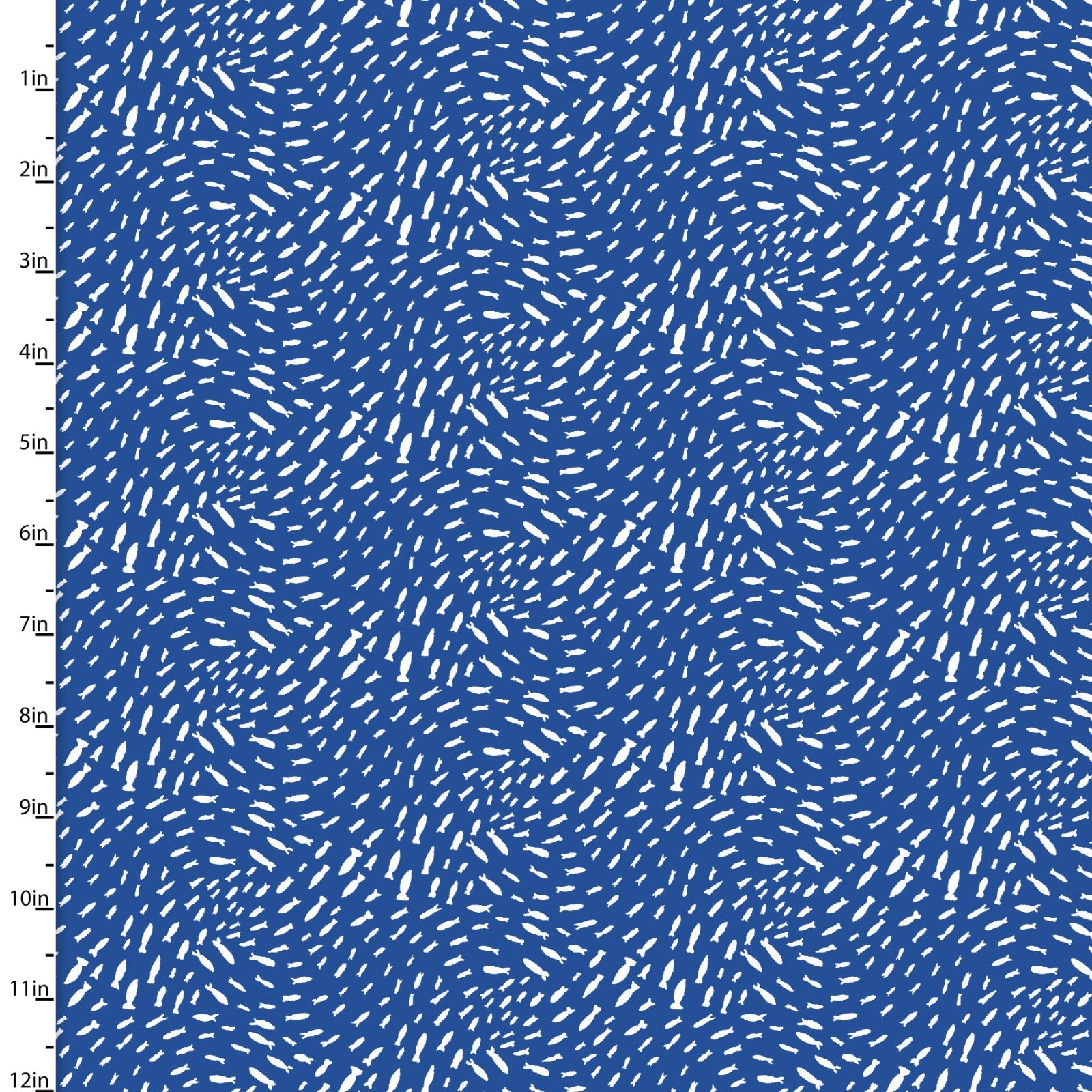 Sandsational Quilt Fabric - Packed Minnows in Navy Blue  - 22934-NVY