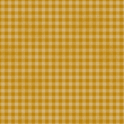 Scrap Basket Favorites Quilt Fabric by Kim Diehl - Gingham in Cheddar Gold - 1500-44