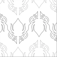 Longarm Pattern: Torch Flame