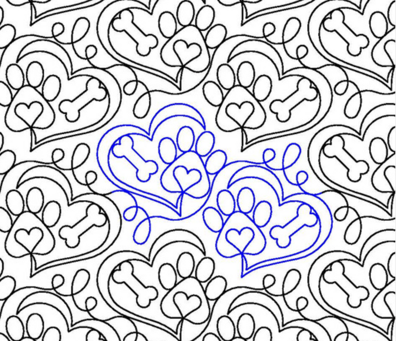 Longarm Pattern: Puppy Love E2E