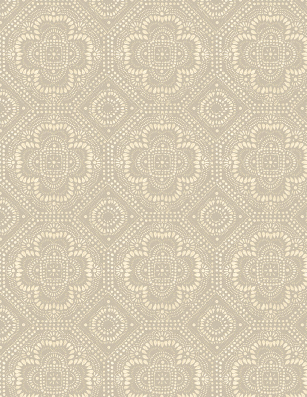 Season's Study Quilt Fabric - Grid Tonal in Taupe - 3041 17840 221