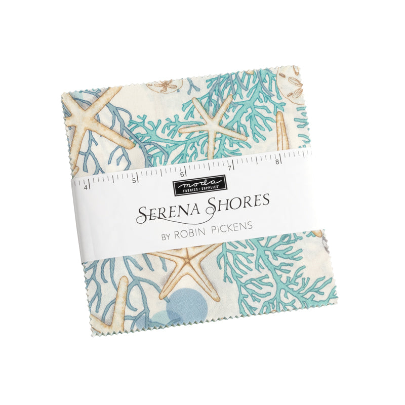 Serena Shores Quilt Fabric - Charm Pack - set of 42 5" Squares - 48770PP