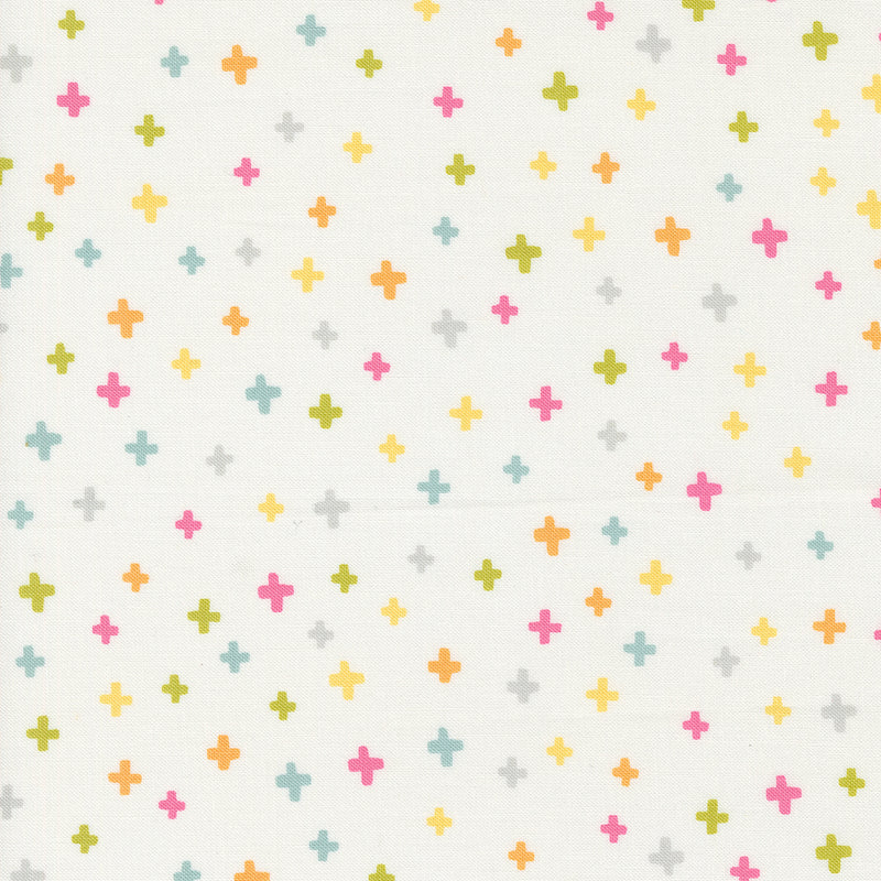 Shine Quilt Fabric - Addition in Cloud Multi - 55673 11