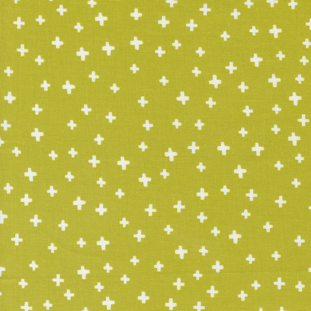 Shine Quilt Fabric - Addition in Grass Green - 55673 16