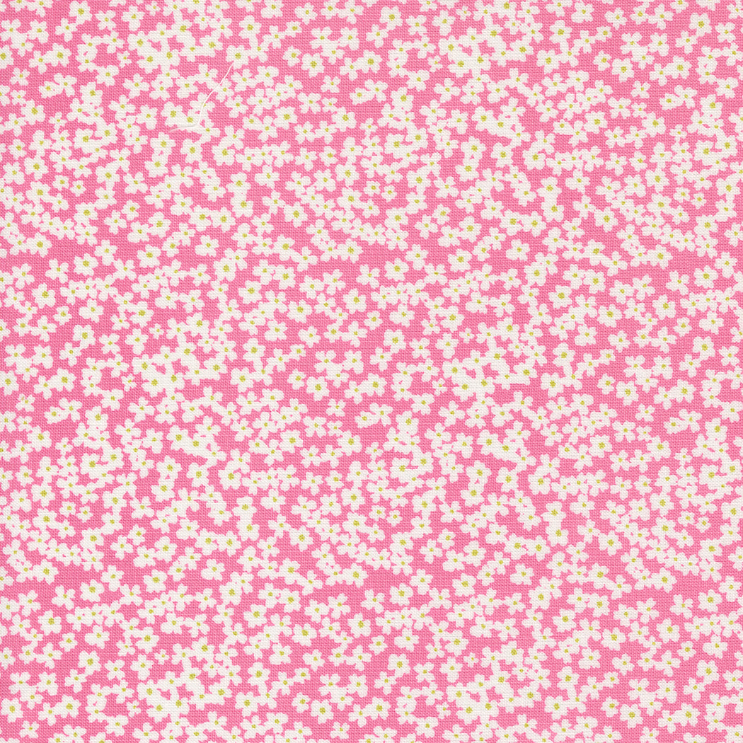 Shine Quilt Fabric - Bloom Small Floral in Lollipop Pink - 55672 13