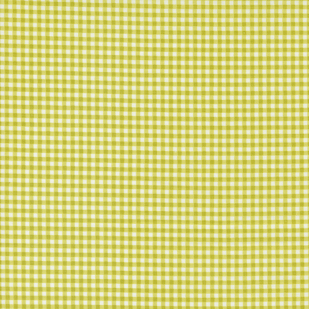 Shine Quilt Fabric - Gingham in Grass Green - 55676 16