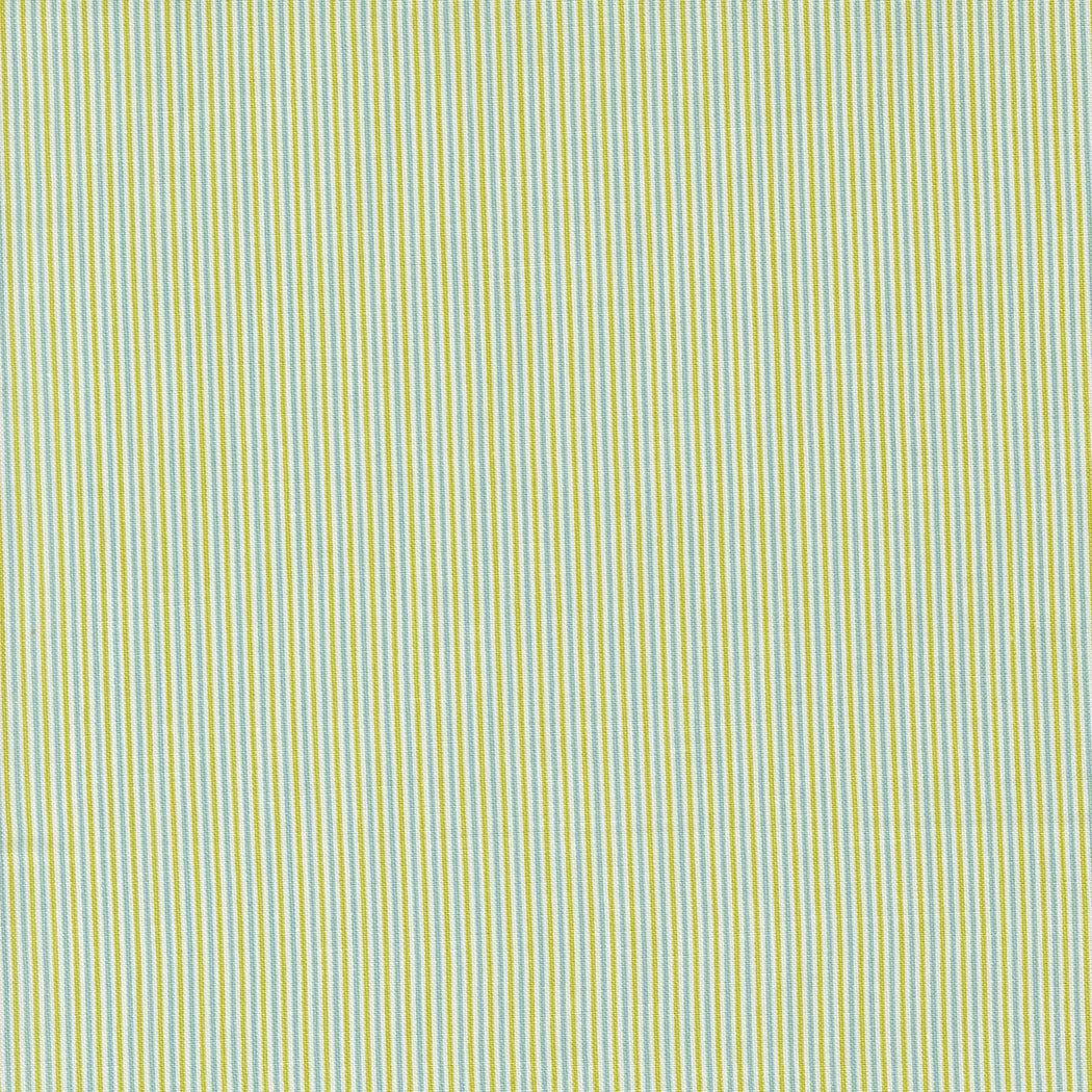 Shine Quilt Fabric - Stripe in Sky Aqua/Grass Green - 55677 22